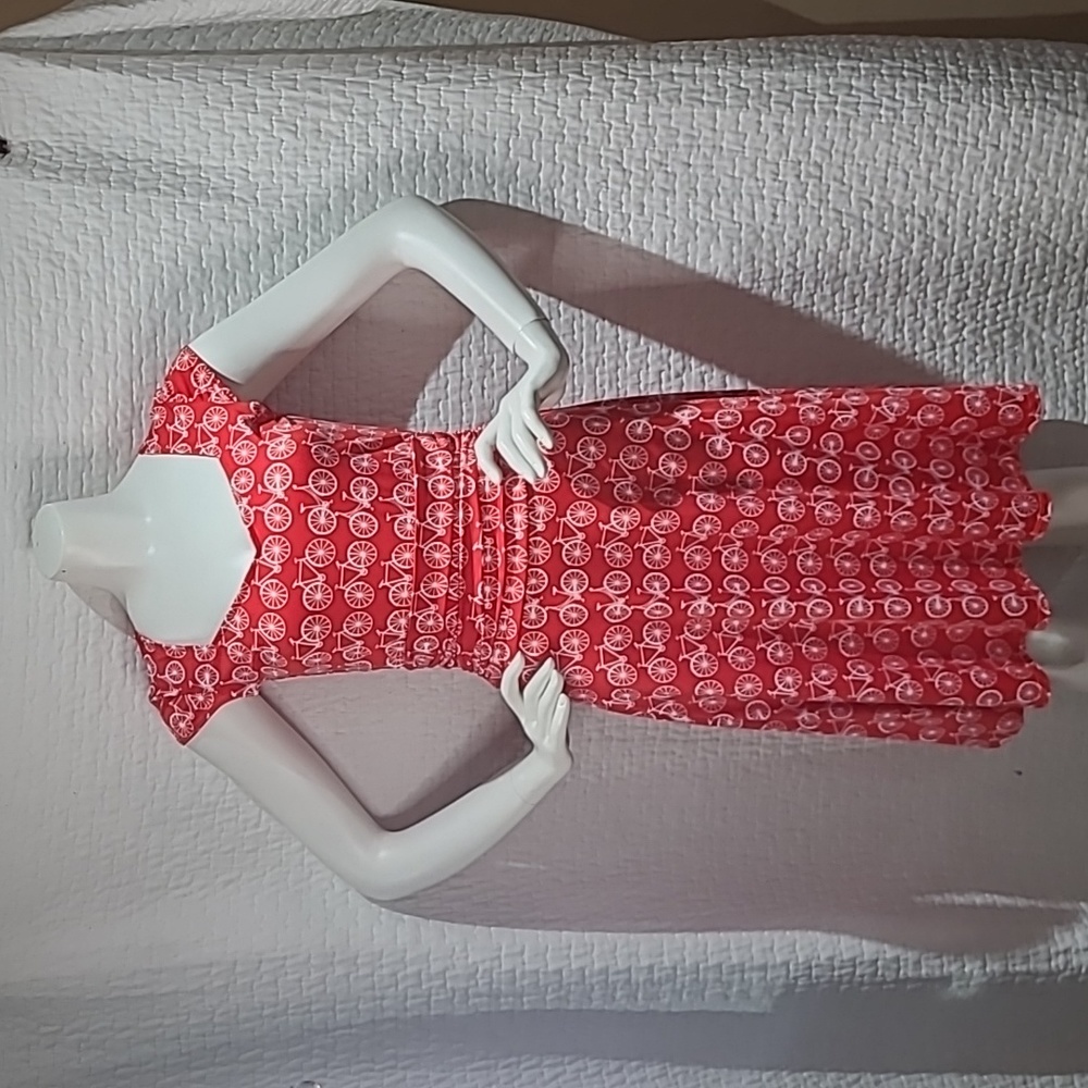 Bicycle Pattern Dress